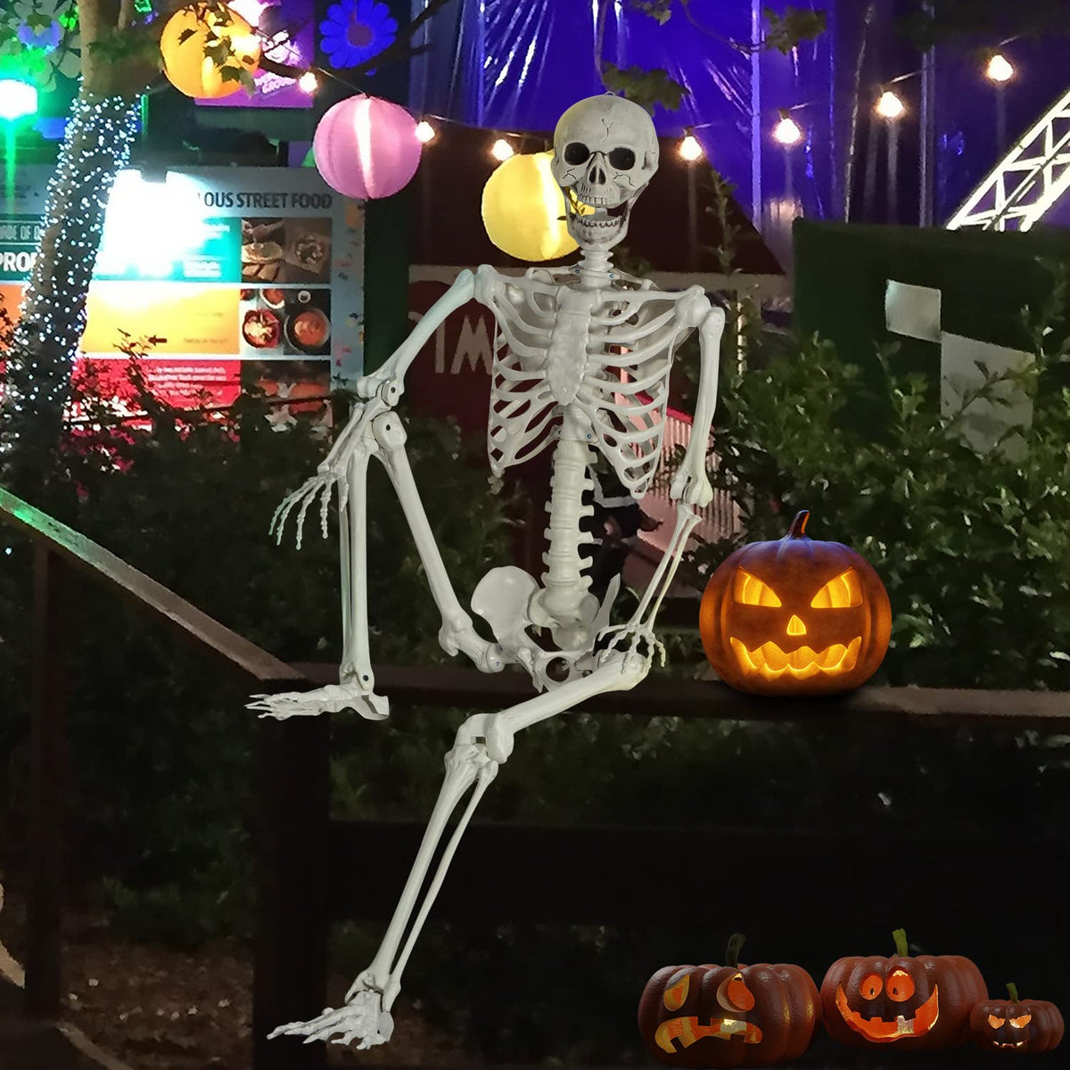 Life Size Skeleton with Posable Joints M4263