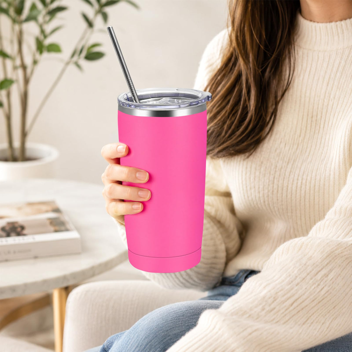 20 Pack Stainless Steel Vacuum Insulated Tumbler 20oz I608