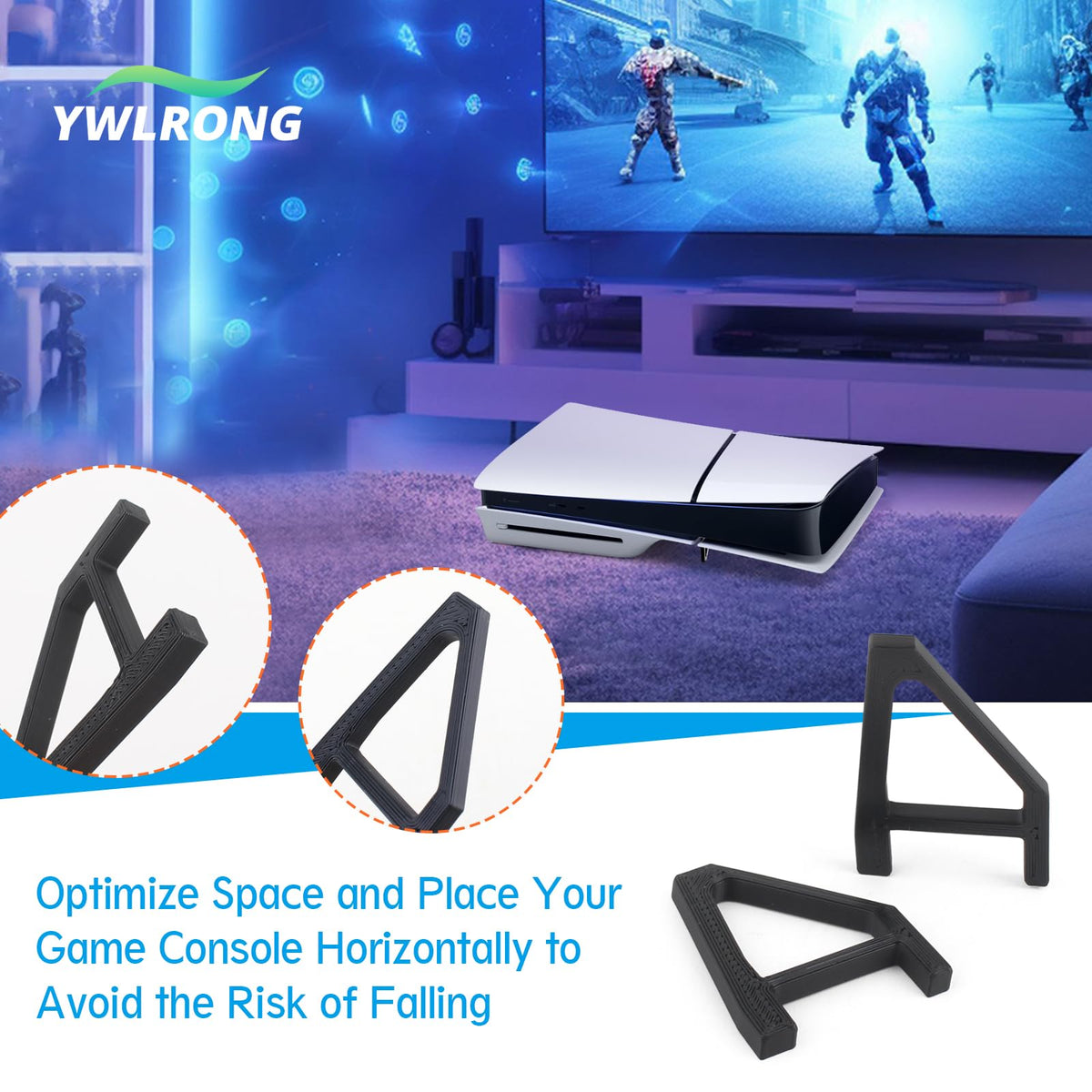 4Pcs Console Stand for PS5 Slim E1904