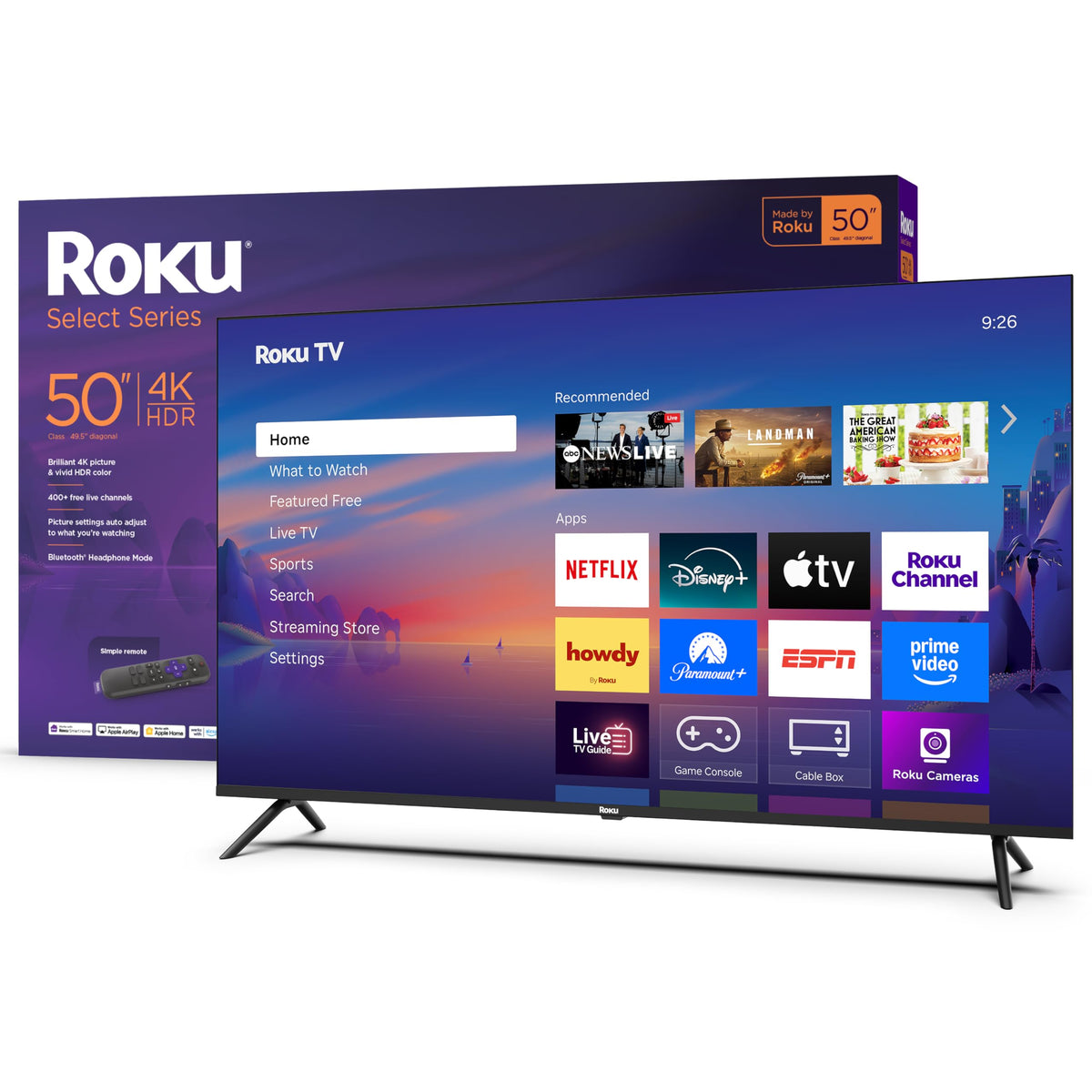 50-Inch 4K HDR LED Smart TV J525