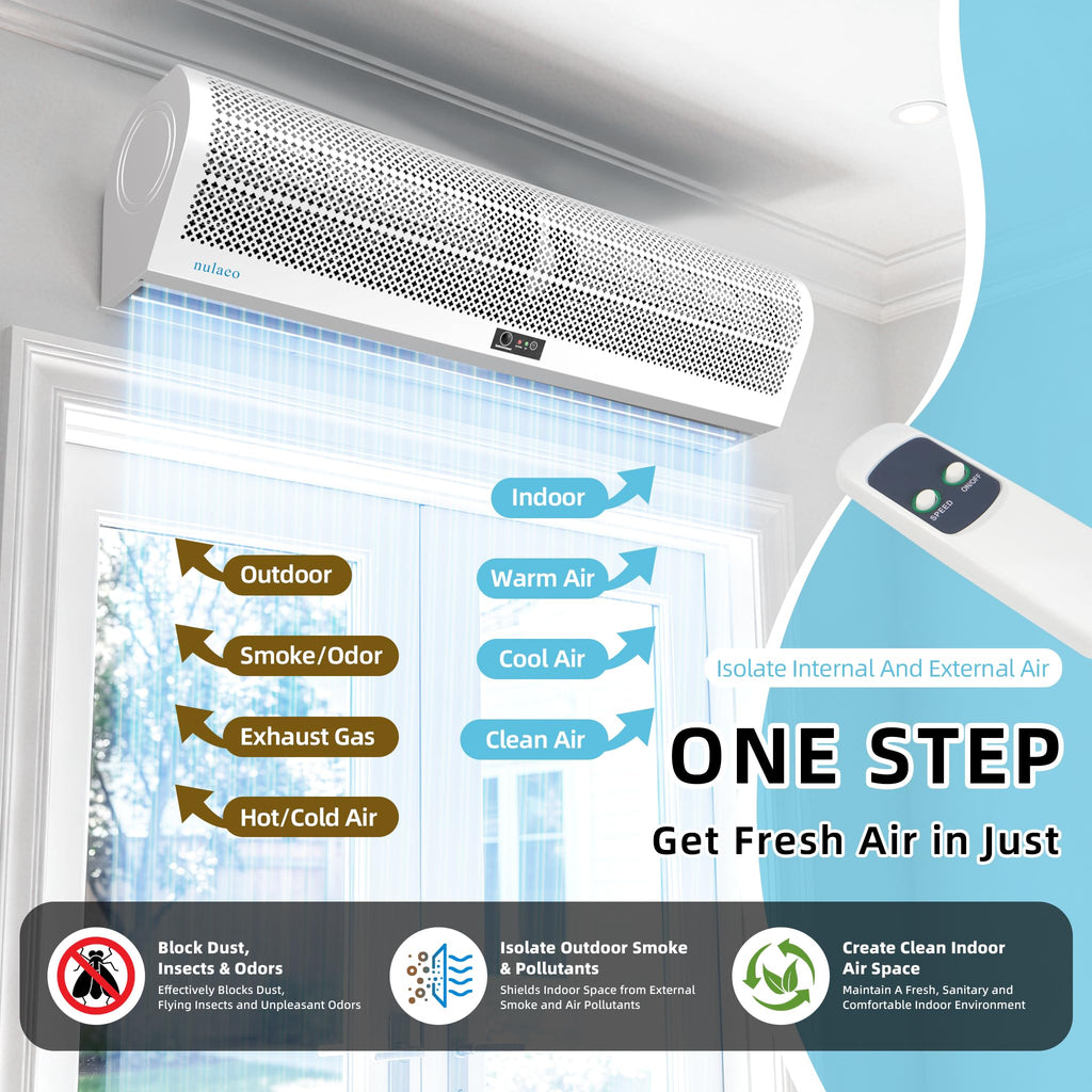 36'' Wall-Mounted Air Curtain L627