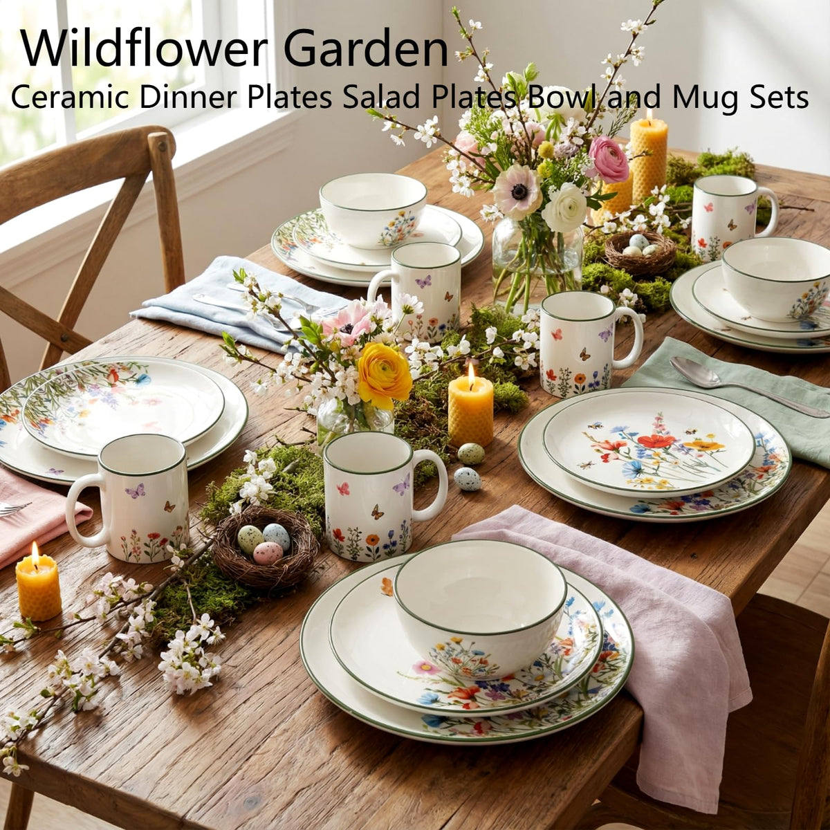 16 Pcs Ceramic Dinnerware Set W297601