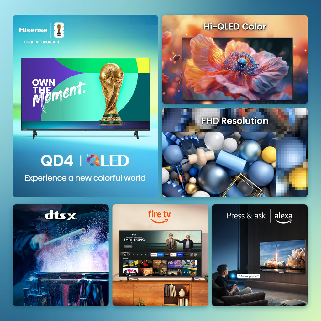 40-Inch QD4 Hi-QLED FHD Smart Fire TV D637029