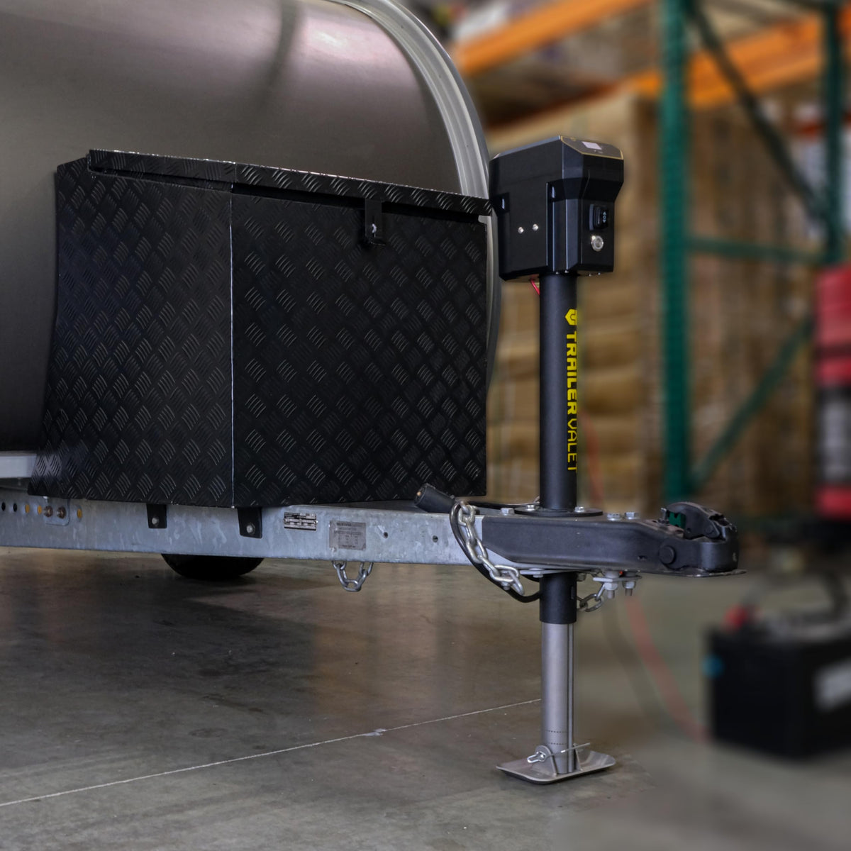 Electric Trailer Jack with Tongue Weight Scale, 3,500 LB Lift Capacity S53550