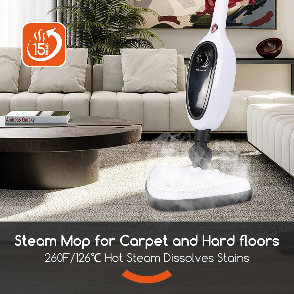 Lightweight Steam Mop with Attachments R47132