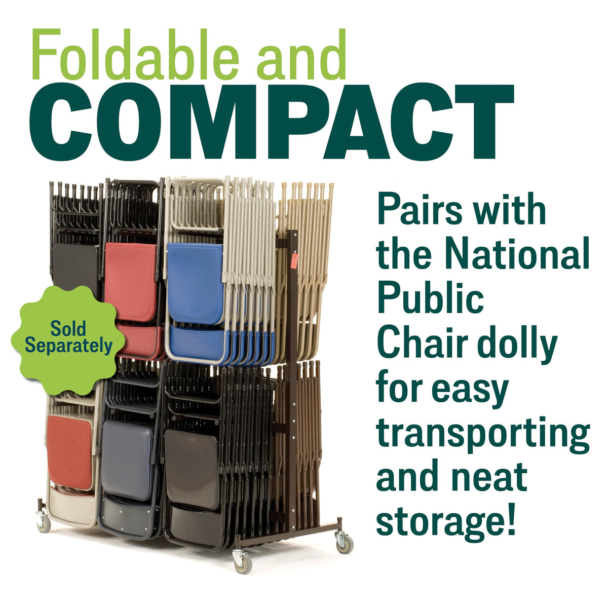Cushioned Portable Folding Chairs Set of 2 Black T5261