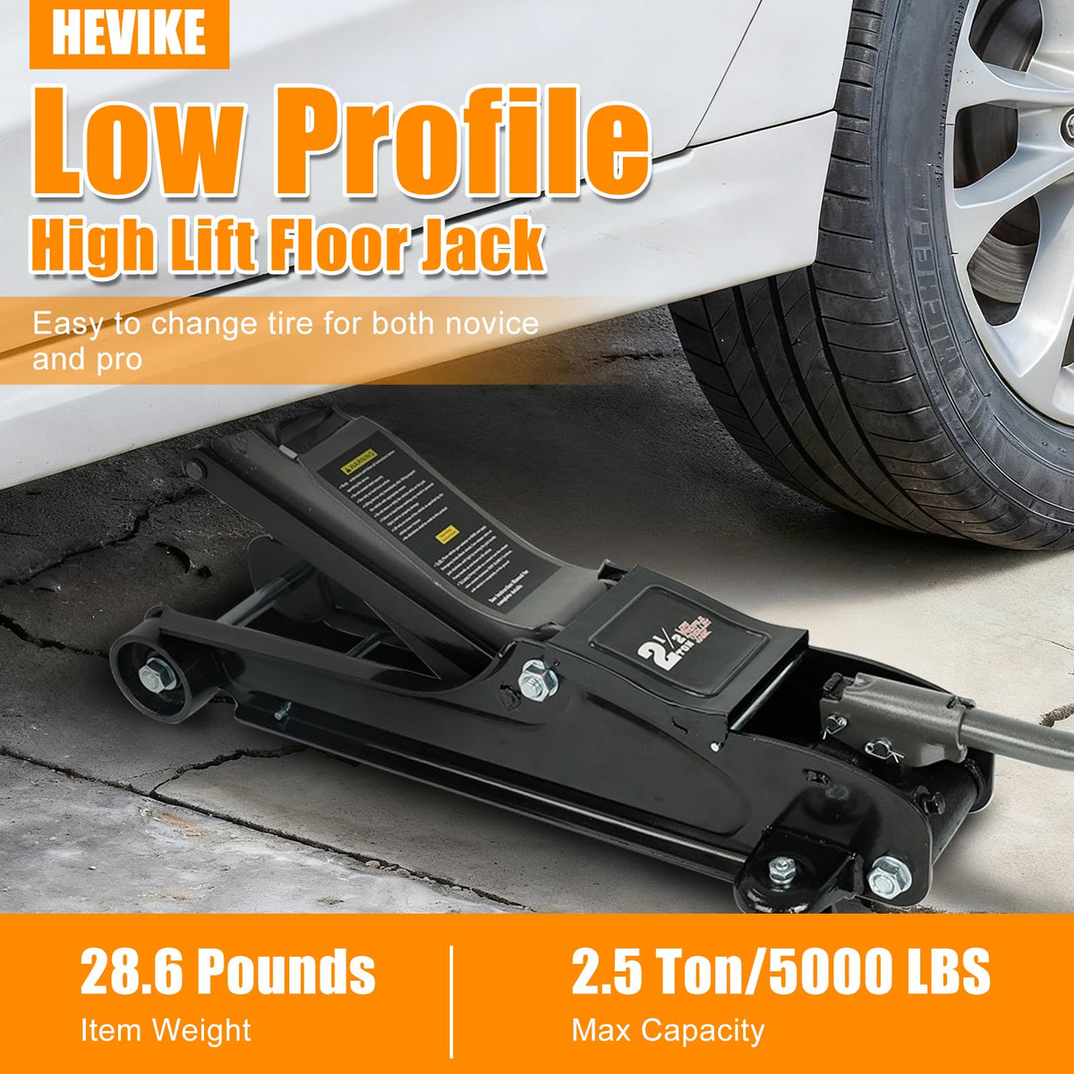 Hydraulic Car Jack with Quick Lift Pump O1658