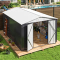 10x14 FT Metal Garden Storage Shed R918381