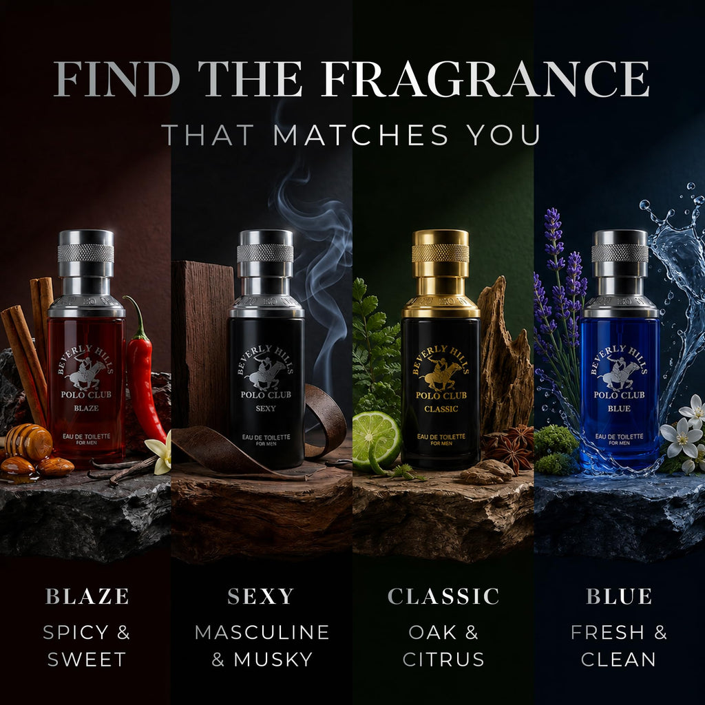 Men's 4 Eau de Toilette Colognes 1oz Gift Set F868