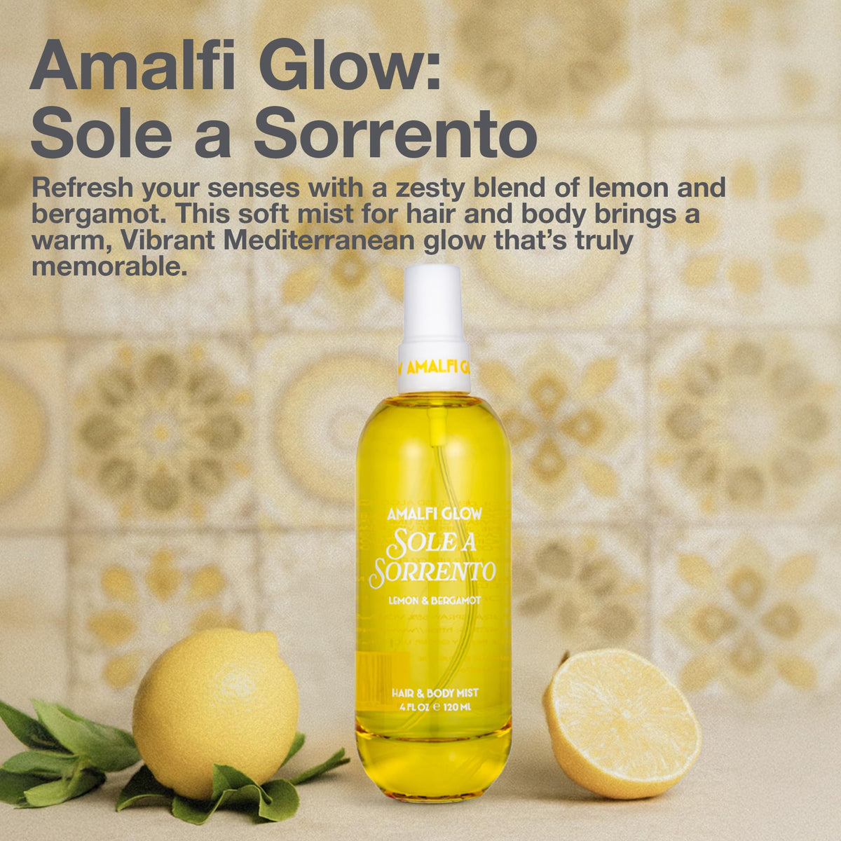 Hair & Body Mist Lemon & Orange Blossom 120 ml P6739