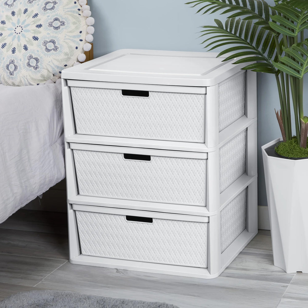 White 3 Drawer Storage Unit U403928
