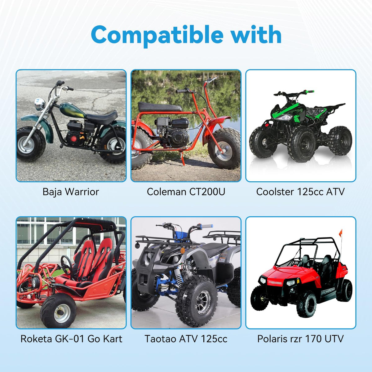 19x7-8 Mini Bike Tire Tubeless Replacement B567961
