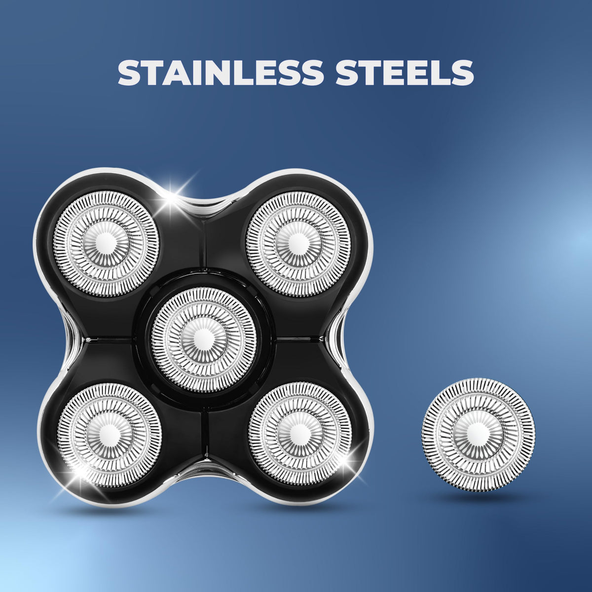 5 Pack Dual Track Shaver Replacement Blades C87668