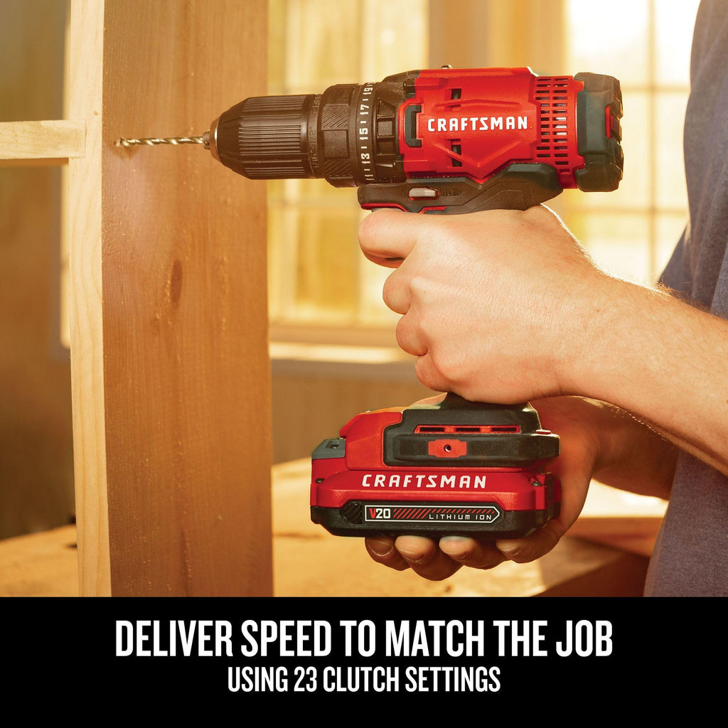 Cordless Drill/Driver Kit, 1/2 inch, Battery and Charger Included F35088