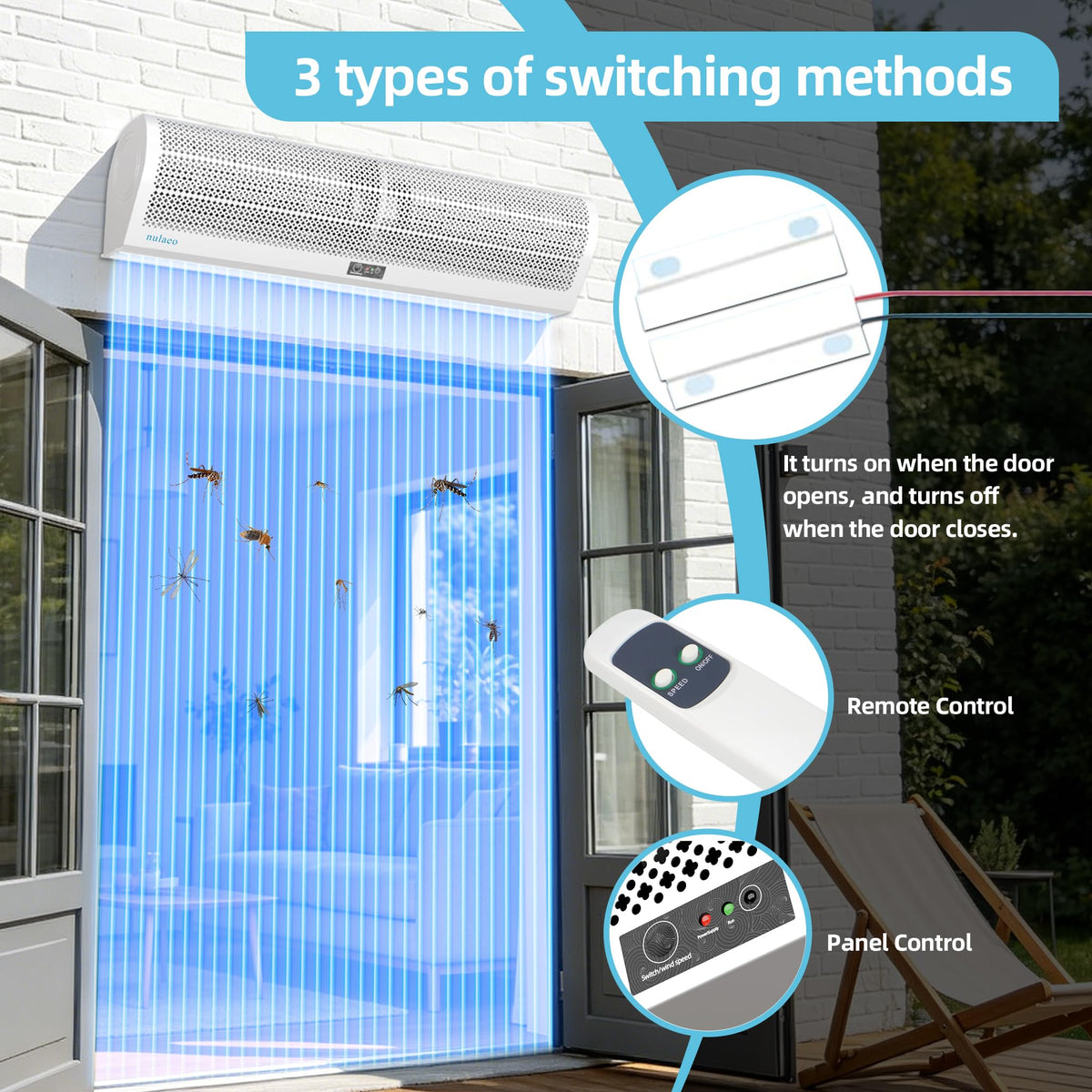 36'' Wall-Mounted Air Curtain L627