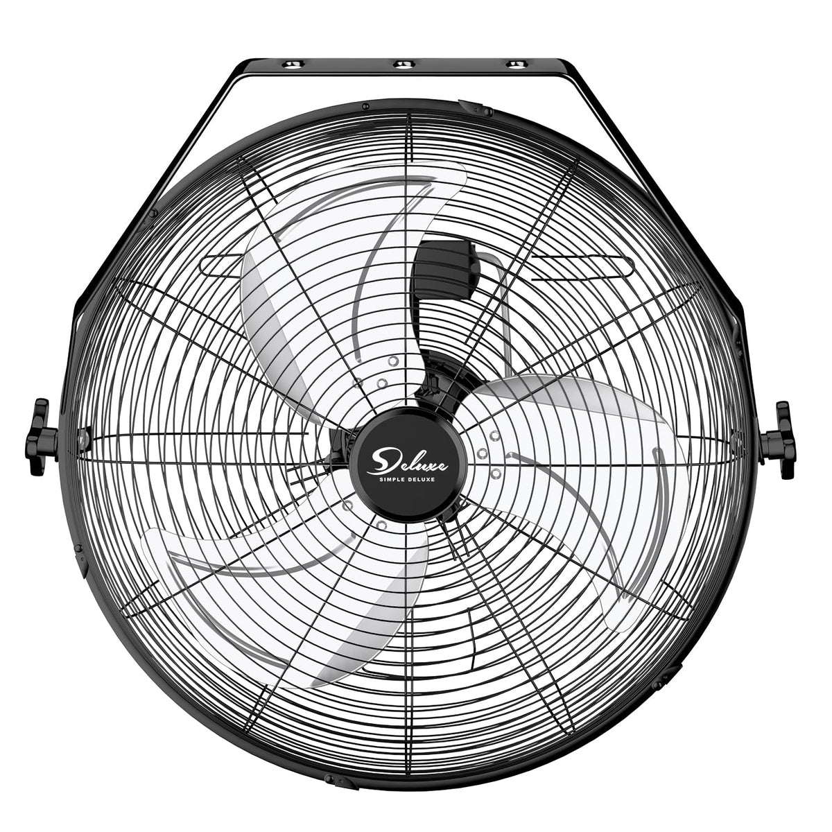 20 Inch High Velocity 3 Speed Black Wall-Mount Fan Z870