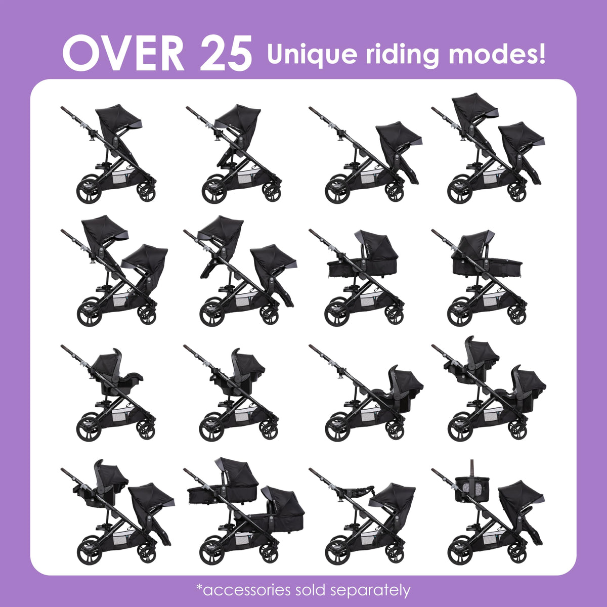 Single to Double Modular Stroller I202598