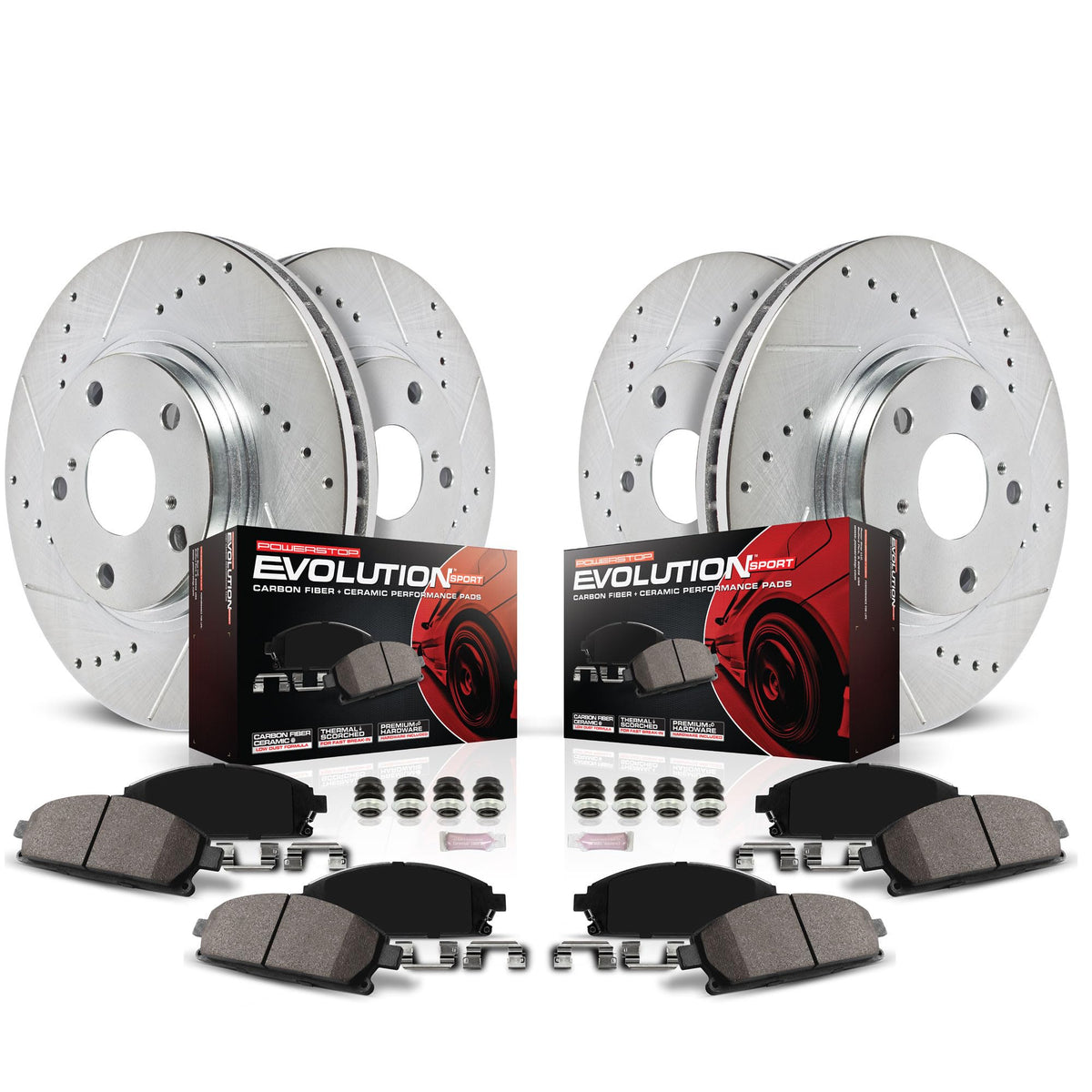 Brake Pad & Rotor Kit Front & Rear C355182