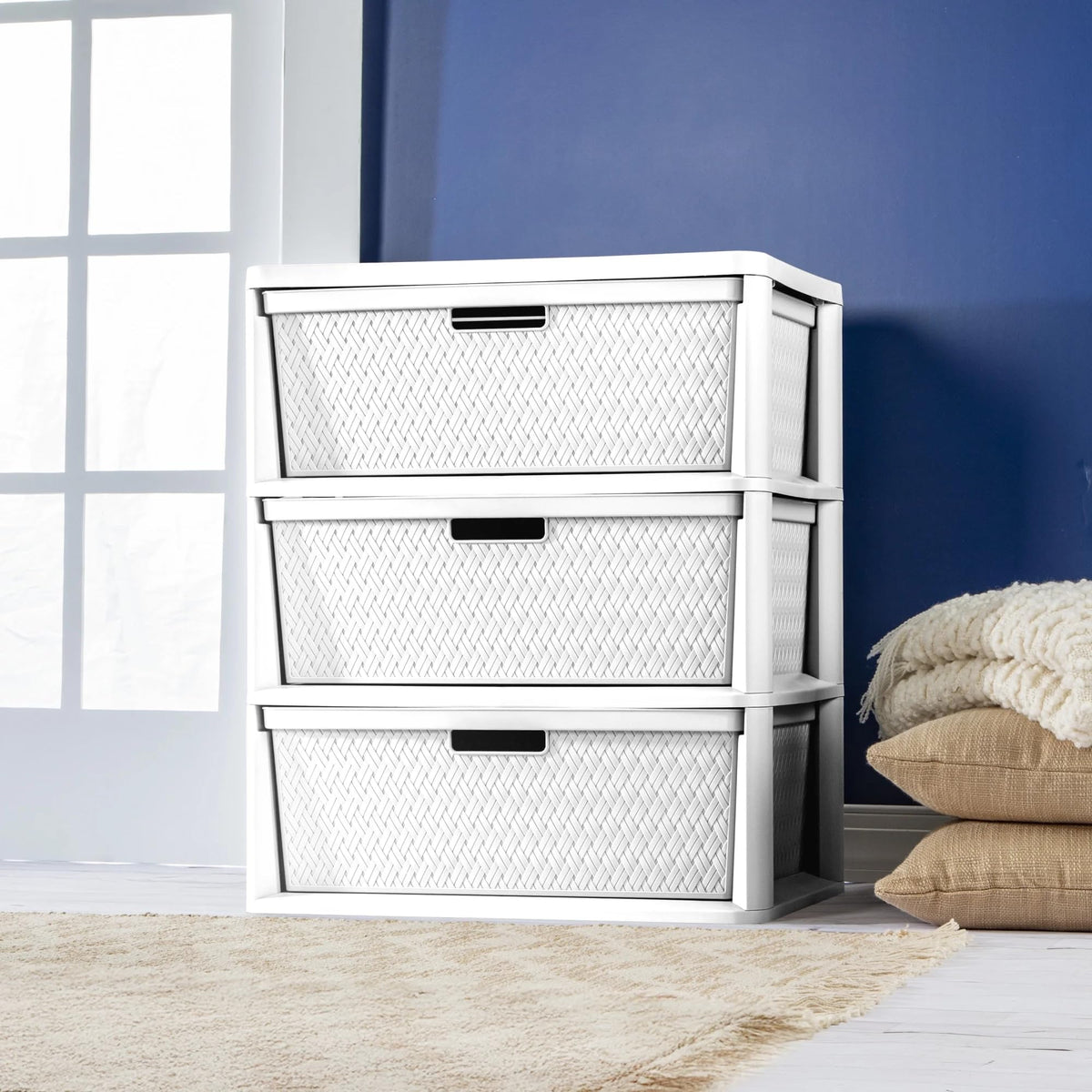 White 3 Drawer Storage Unit U403928