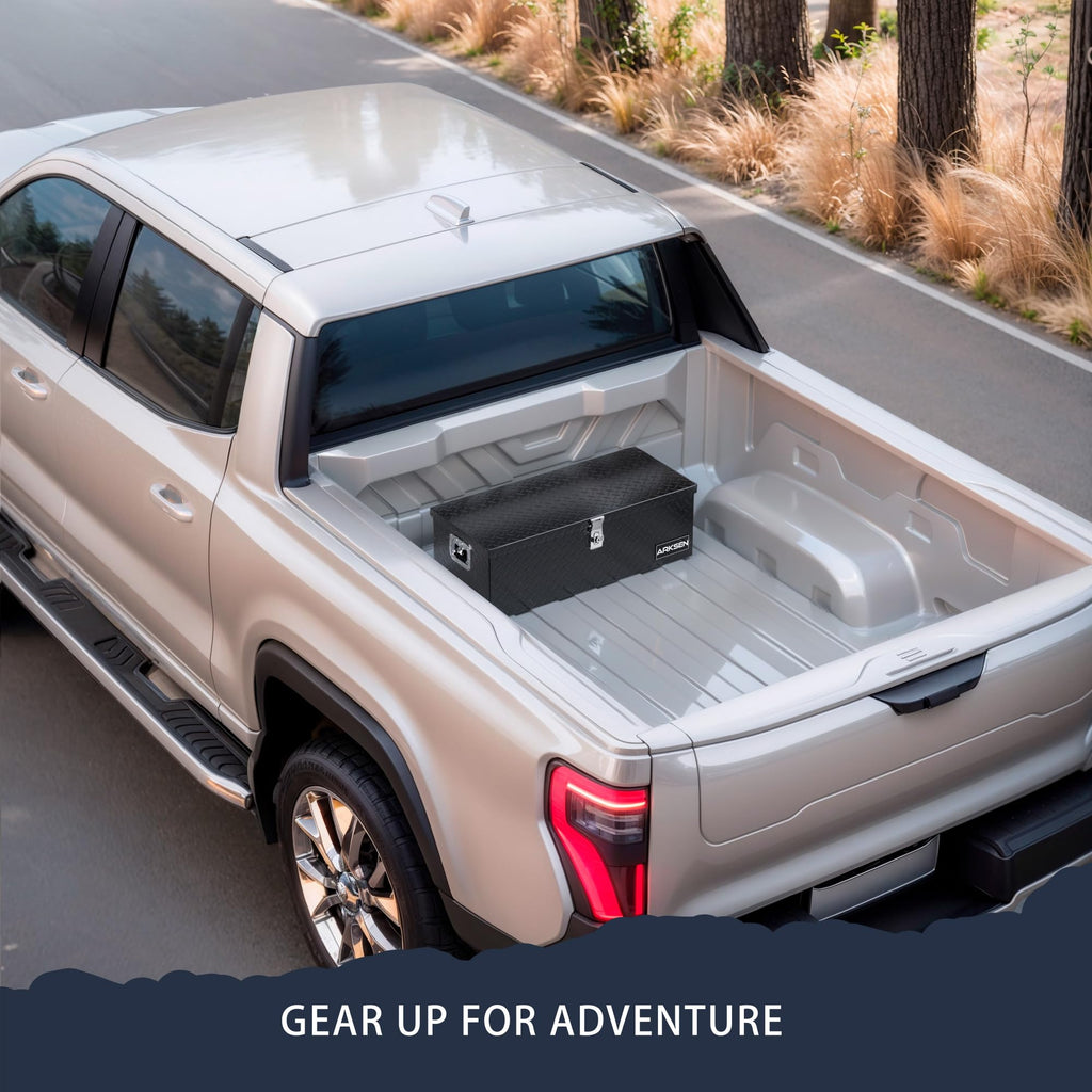 30" x 13" x 10" Black Truck Bed Tool Box I40367