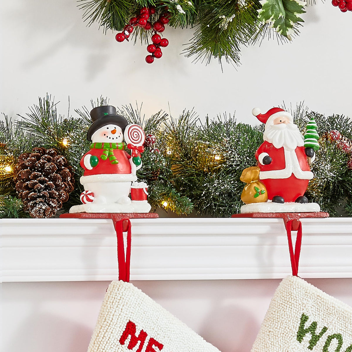 Set of 3 Christmas Stocking Holders A809556