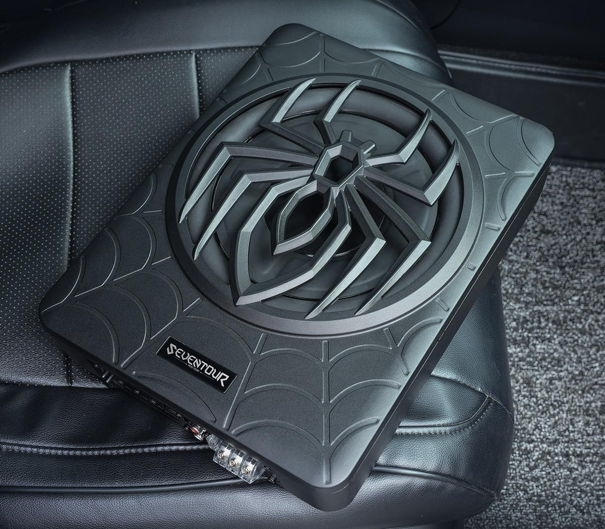 10" 1200W Powered Car Subwoofer with Amplifier H14996