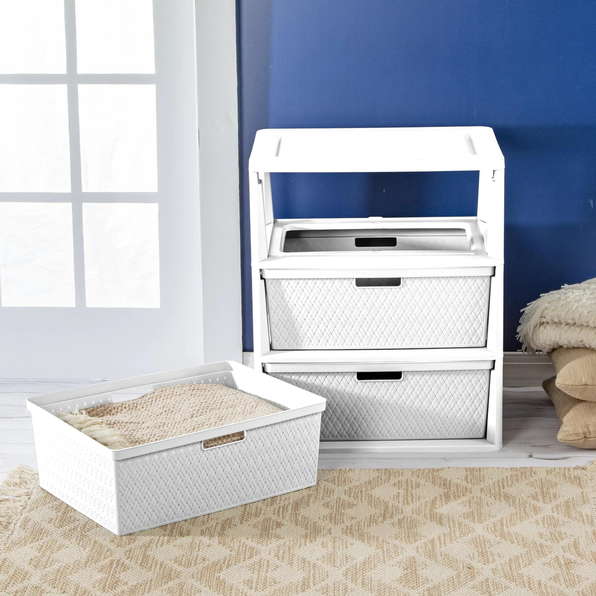 White 3 Drawer Storage Unit U403928