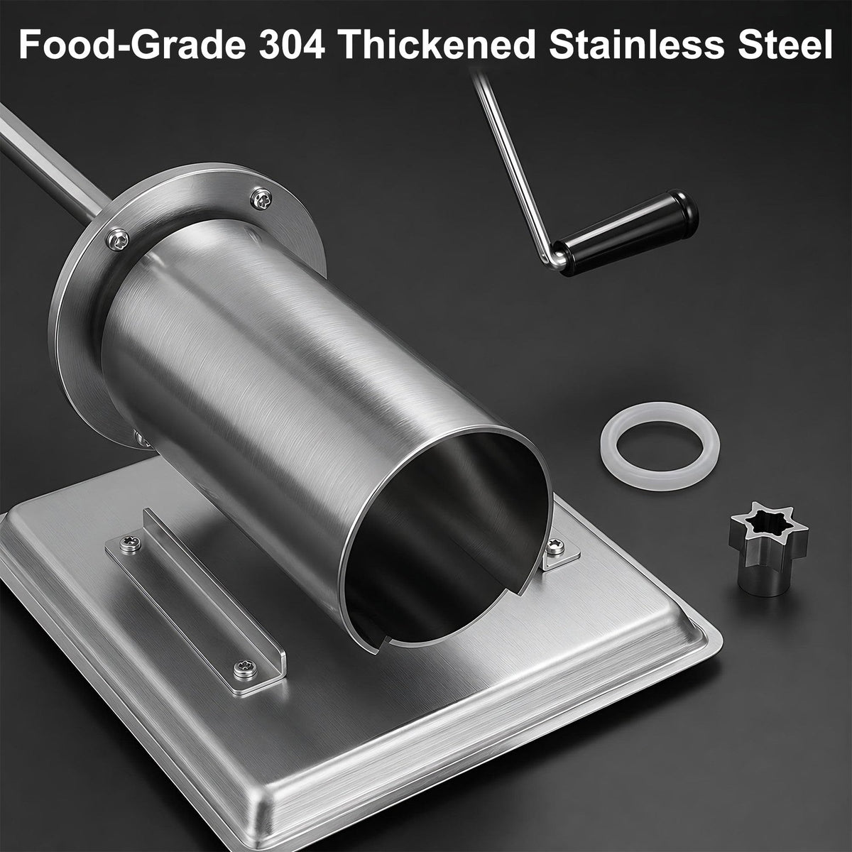 Vertical Manual Churro Extruder with 6-Shape Nozzle Kit H261093