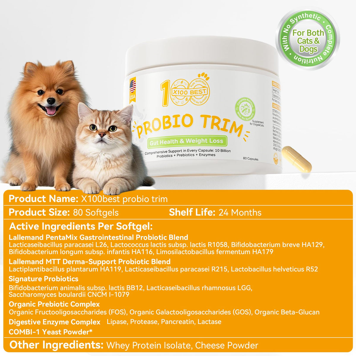 Probiotics for Dogs and Cats T367