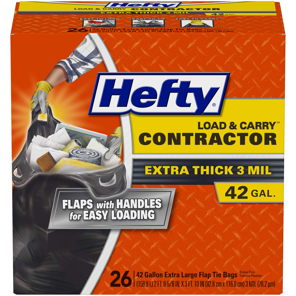 42 Gallon 3.0 Mil Trash Bags M78230