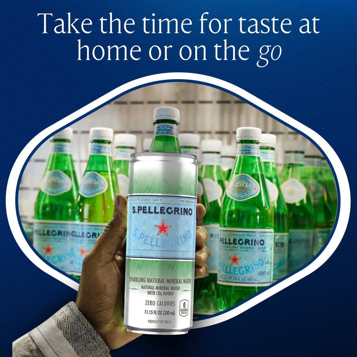 Sparkling Natural Mineral Water 11.15 Fl Oz 8-Pack R97458