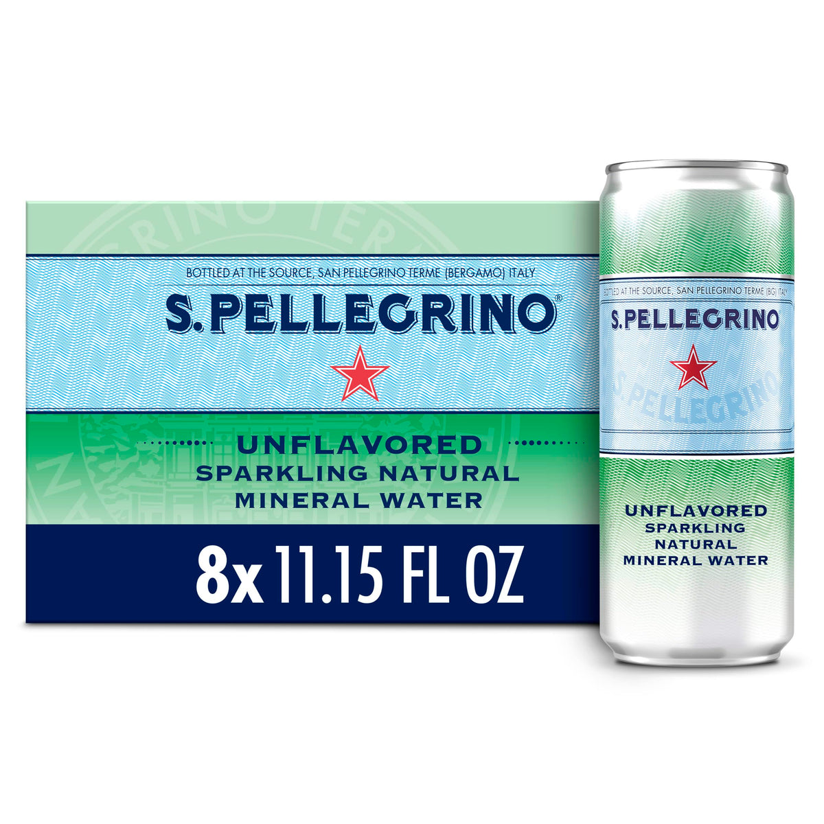 Sparkling Natural Mineral Water 11.15 Fl Oz 8-Pack R97458