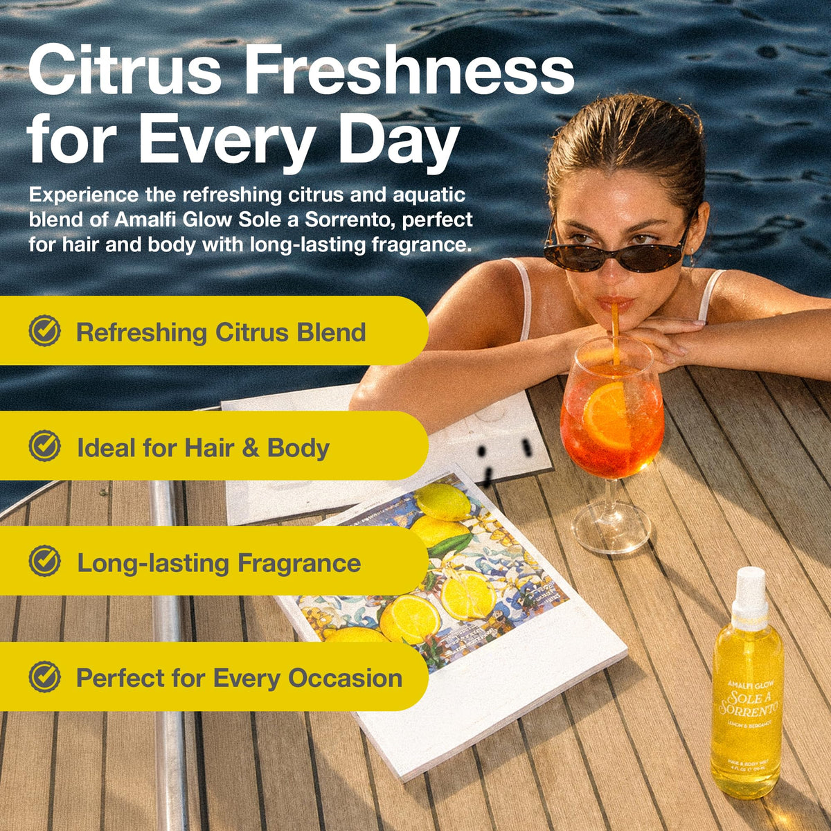 Hair & Body Mist Lemon & Orange Blossom 120 ml P6739